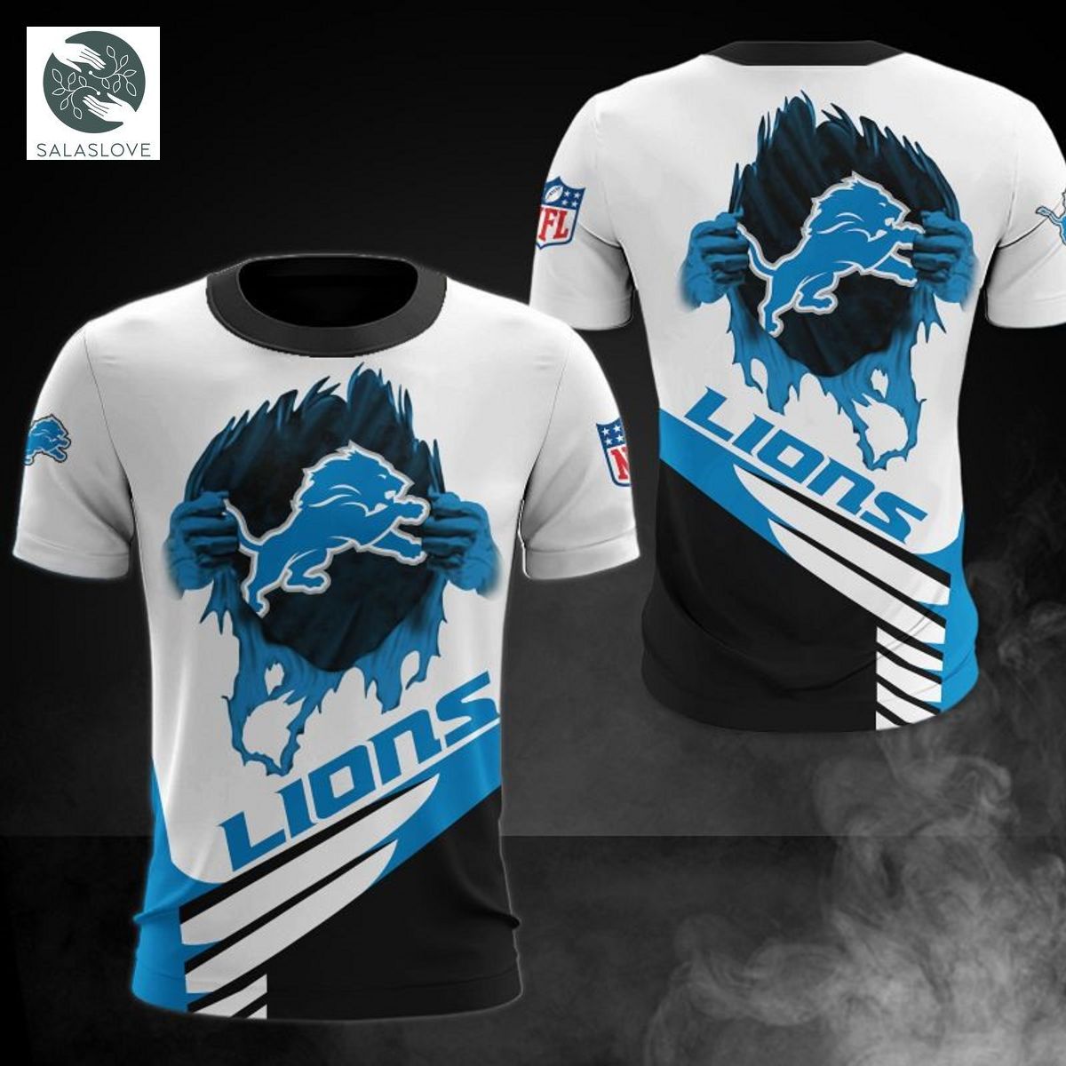 Detroit Lions T-shirt cool graphic gift for men