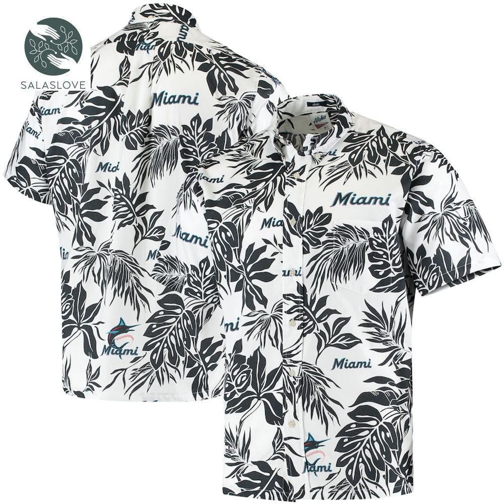 Miami Marlins Reyn Spooner Aloha Hawaiian Shirt
