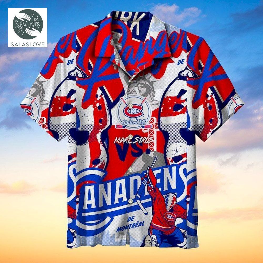 Montreal Canadiens NHL Graphic Print Hawaiian Shirt
