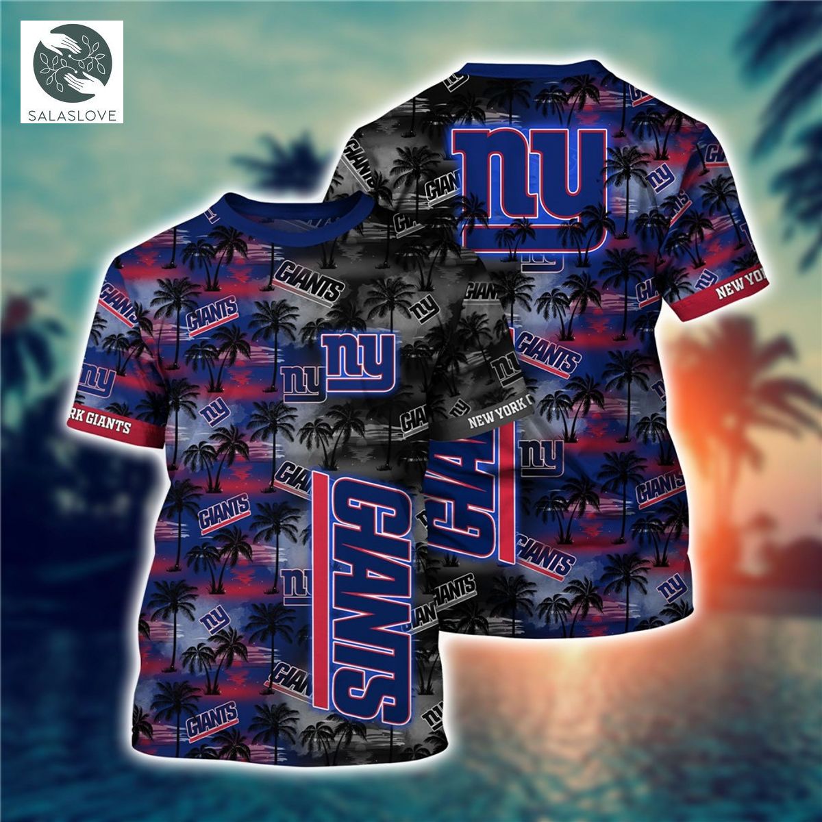 New York Giants T-shirt flower gift for summer