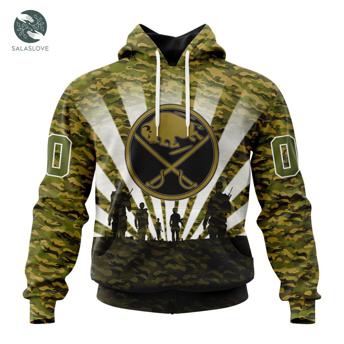 NHL Buffalo Sabres Military Veterans - Remembrance Day Hoodie