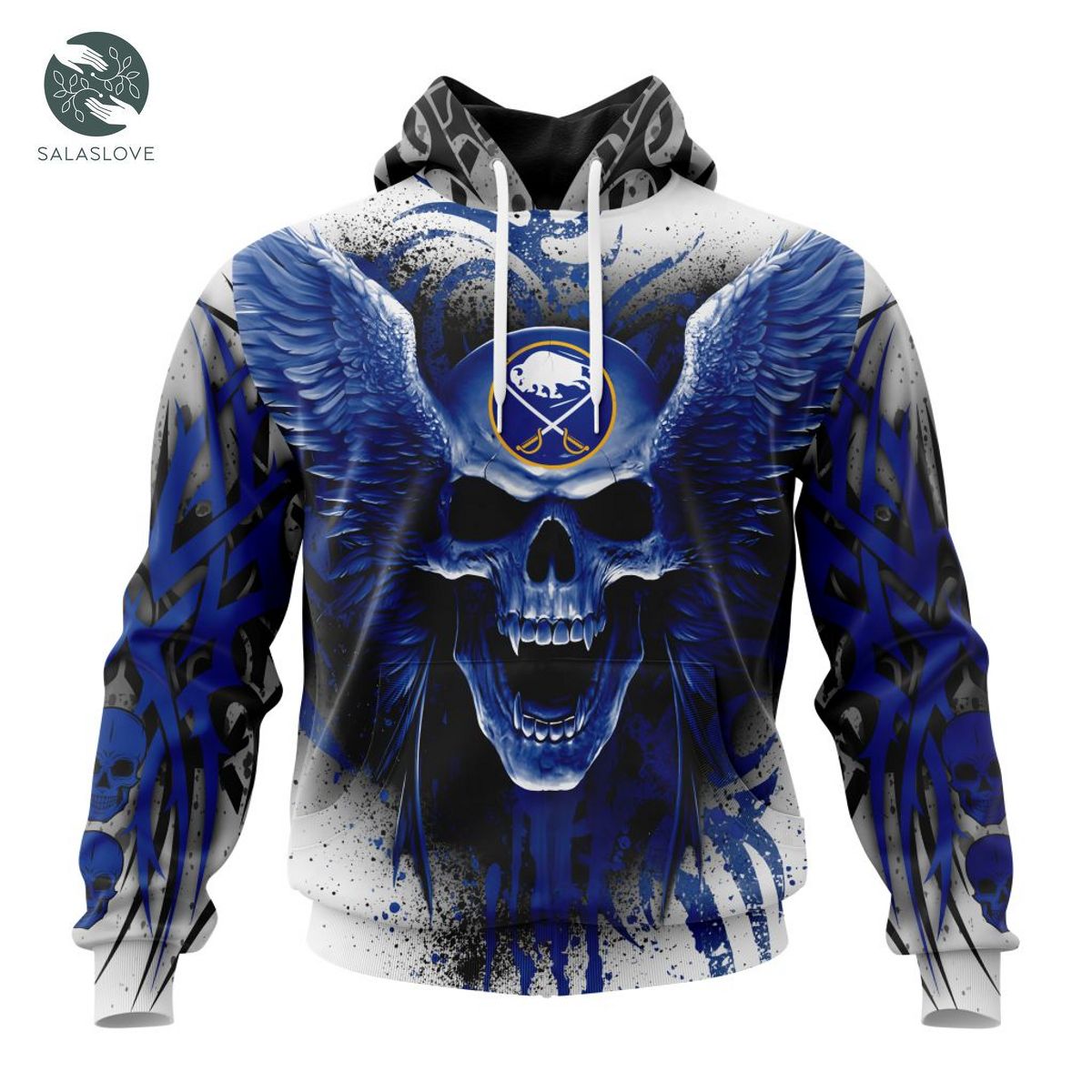 NHL Buffalo Sabres Special Kits With Skull Art Hoodie