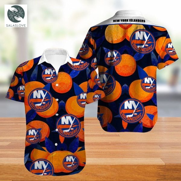 NHL New York Islanders Hawaiian Shirt Tropical Flowers summer for fans