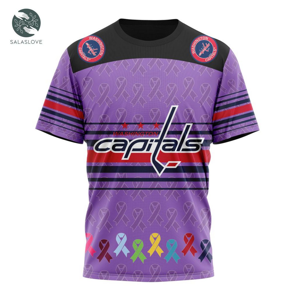 NHL Washington Capitals Design Fights Cancer Shirt