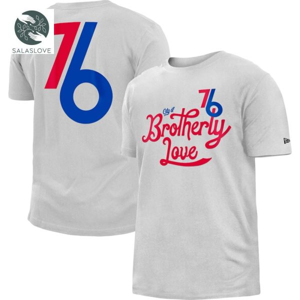 Philadelphia 76ers New Era 2023 City Edition Brushed Jersey T-Shirt
