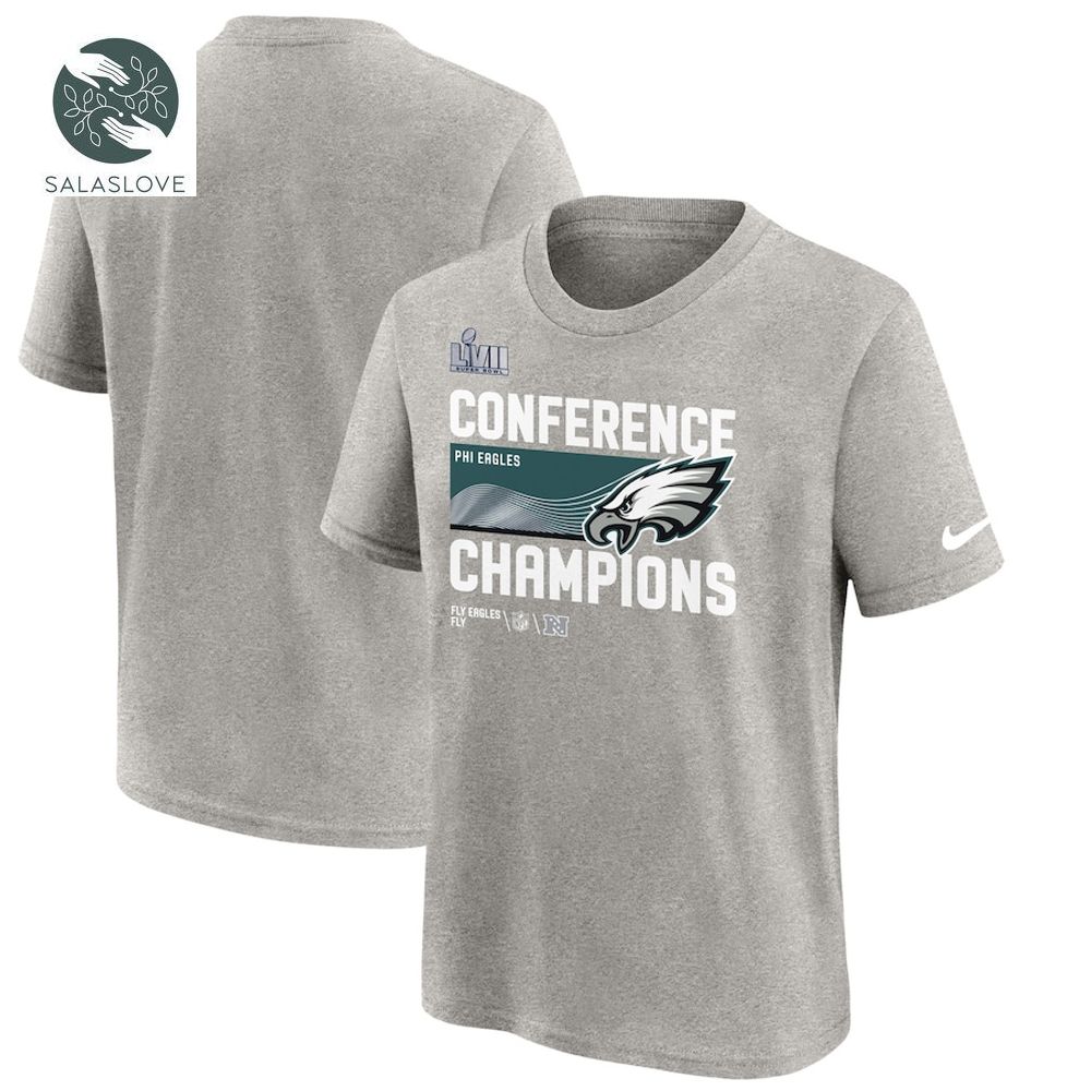 Philadelphia Eagles Nike Youth 2022 NFC Champions Locker Room T-Shirt

