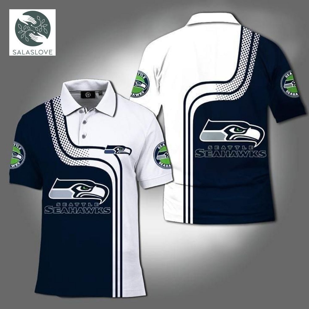 Seattle Seahawks Nfl 3d Polo Shirt

