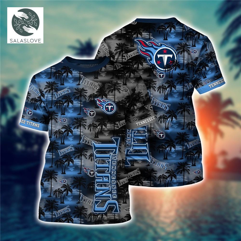 Tennessee Titans T-shirt Flower Gift For Summer 2023

