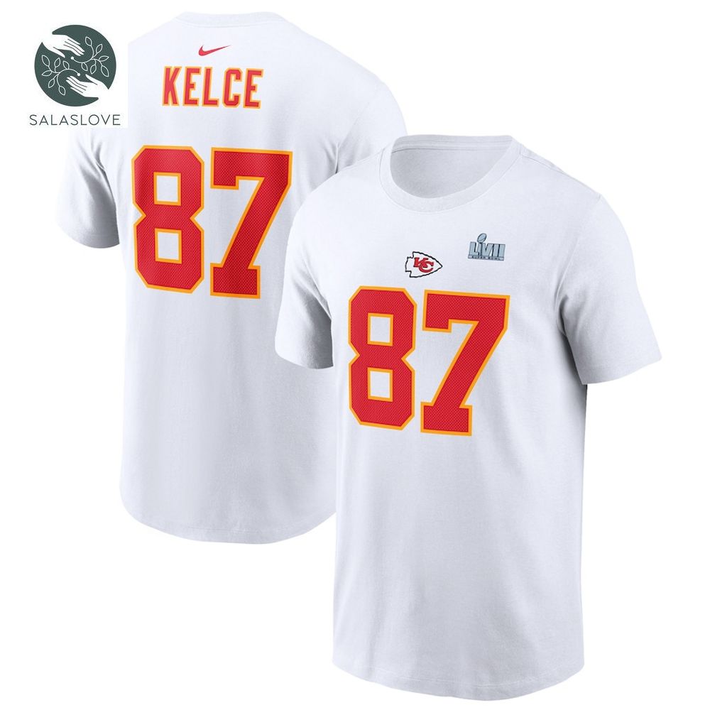 Travis Kelce Kansas City Chiefs Nike Super Bowl LVII T-Shirt

