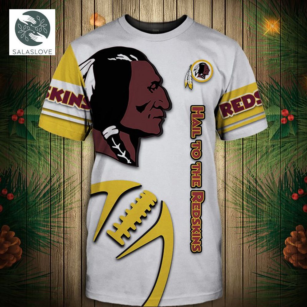 Washington Redskins T-shirt Graphic Balls Gift For Fans
