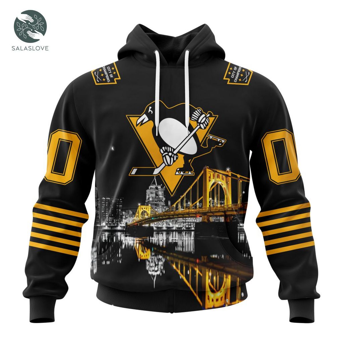 City of Champions Pittsburgh Penguins Hoodie