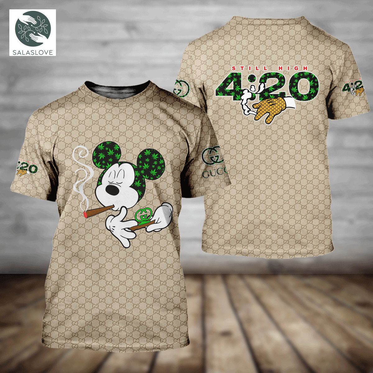 Gucci Still High Mickey Mouse 3D T-shirt