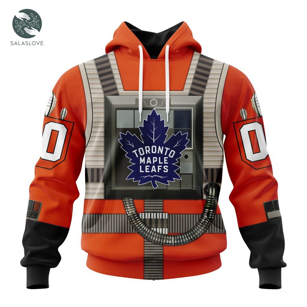 NHL Toronto Maple Leafs Star Wars Rebel Pilot Design Hoodie