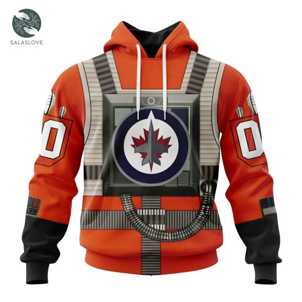 NHL Winnipeg Jets Star Wars Rebel Pilot Design Hoodie