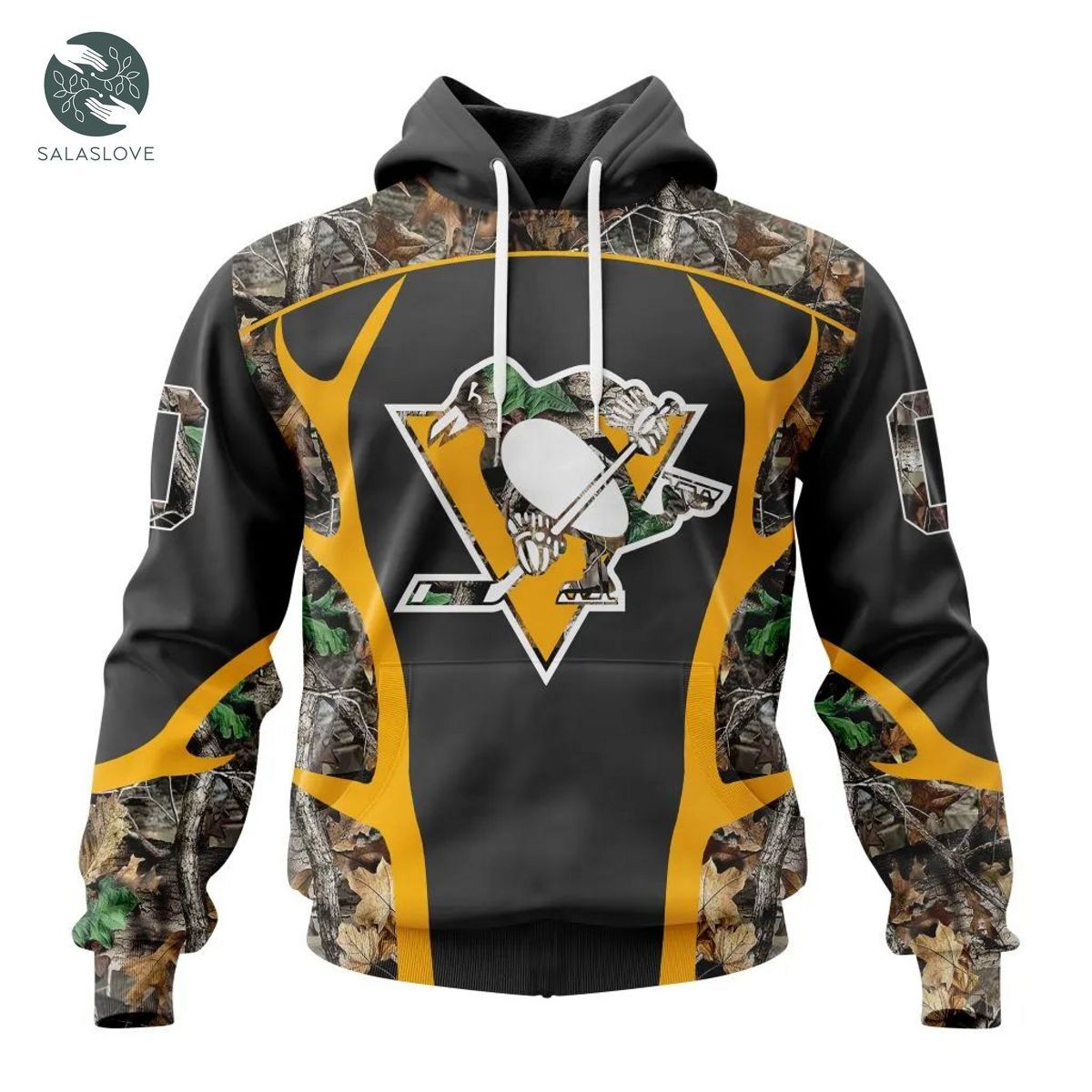 Pittsburgh Penguins Camo Hunting Design Hoodie
