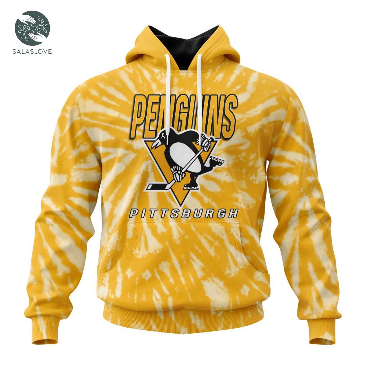 Pittsburgh Penguins Retro Vintage Tie-Dye Hoodie