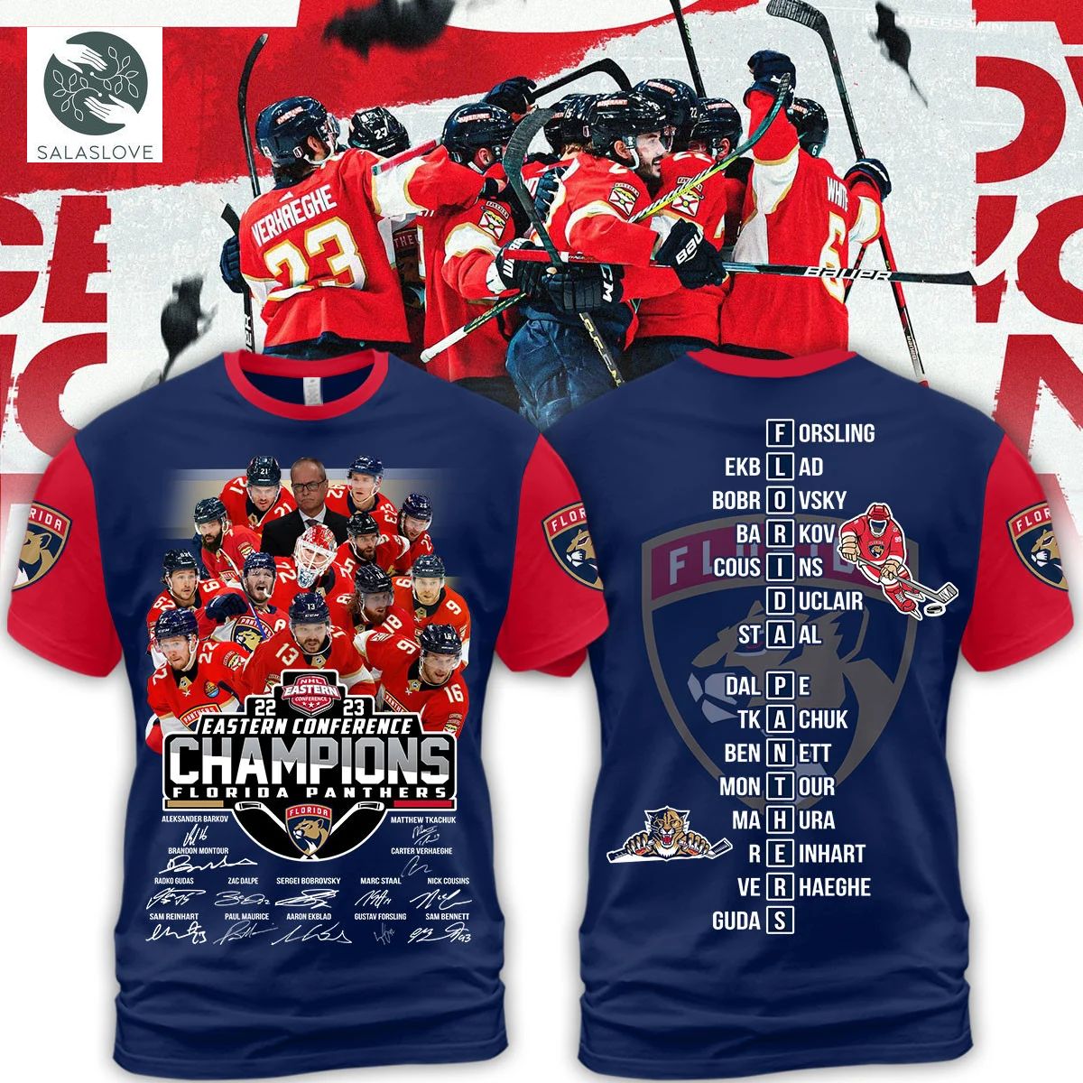 Florida Panthers Eastern Conference Champs Unisex T-shirt TY310504