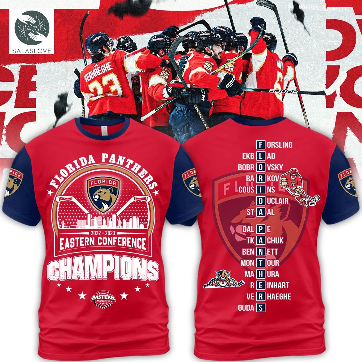 Florida Panthers Eastern Conference Champs Unisex T-shirt TY310506