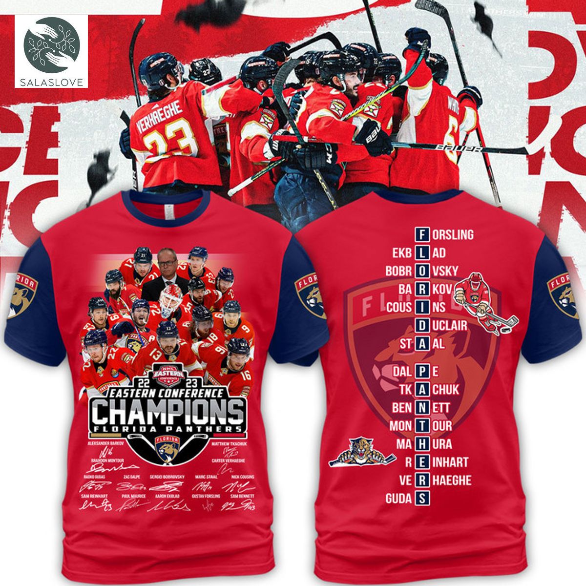 Florida Panthers Eastern Conference Champs Unisex T-shirt TY310509