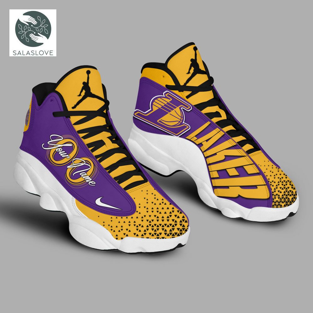 Los Angeles Lakers Nba Custom Sneakers Air Jordan 13