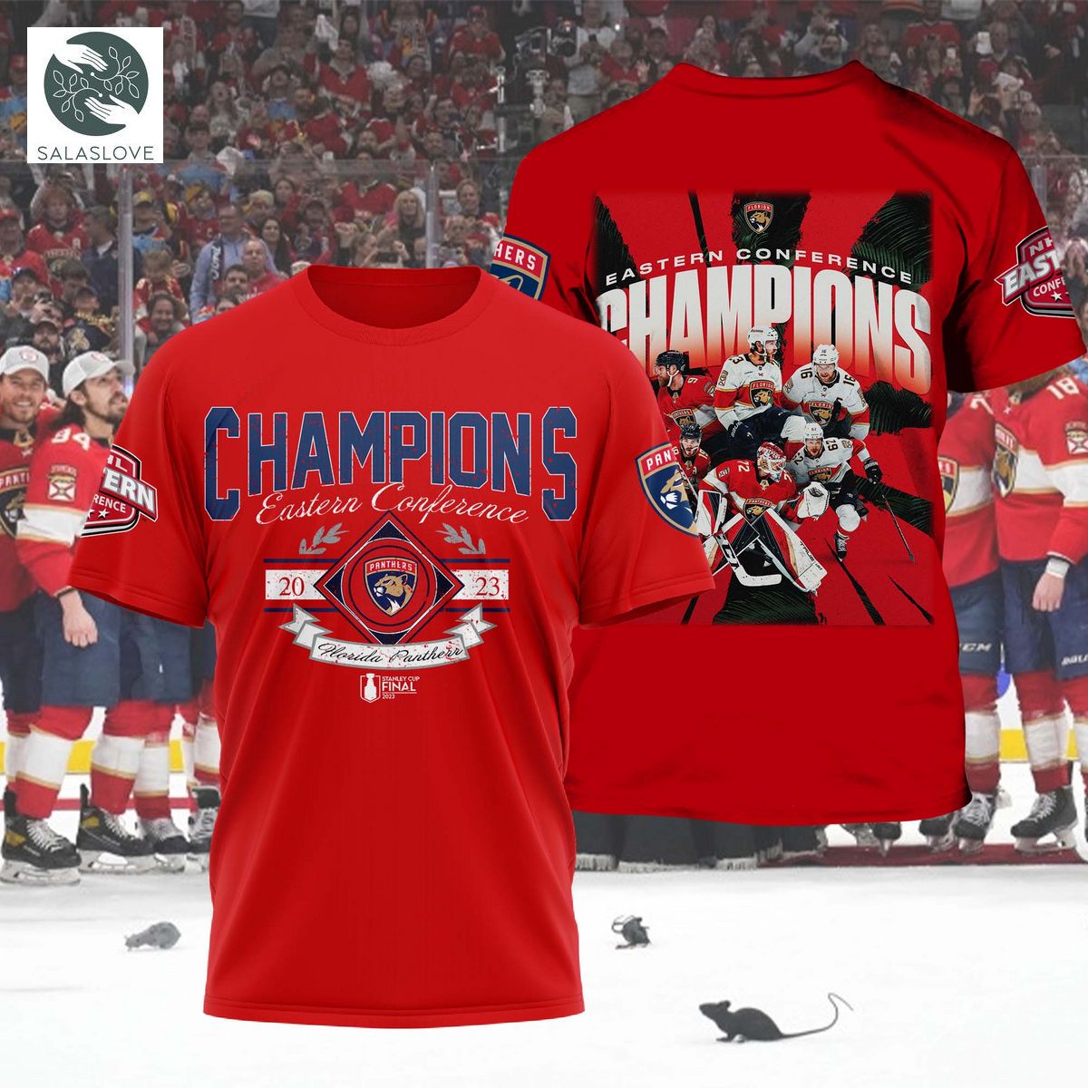 NHL Florida Panthers Eastern Conference Champs T-shirt TY310502