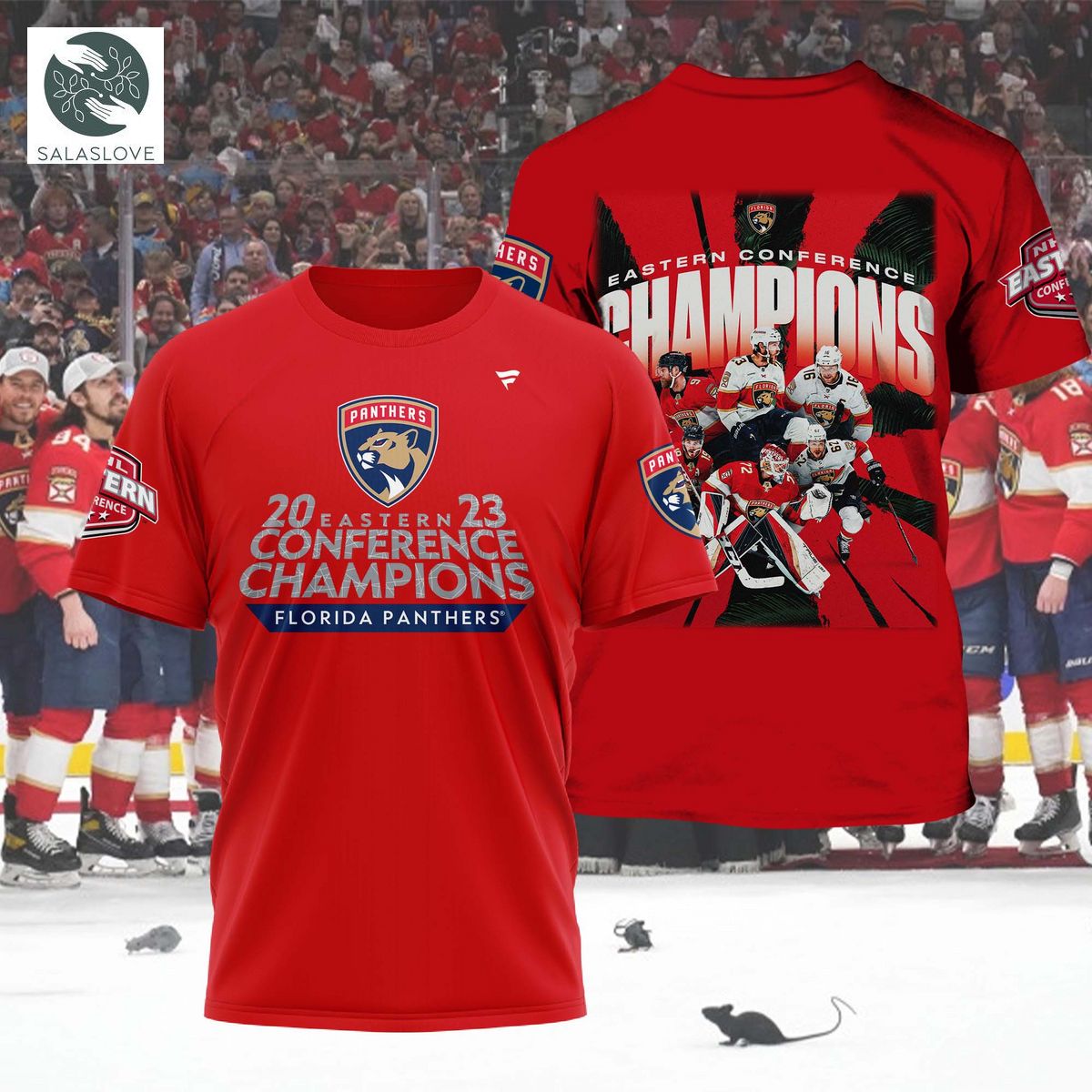 NHL Florida Panthers Eastern Conference Champs Unisex T-shirt TY310503