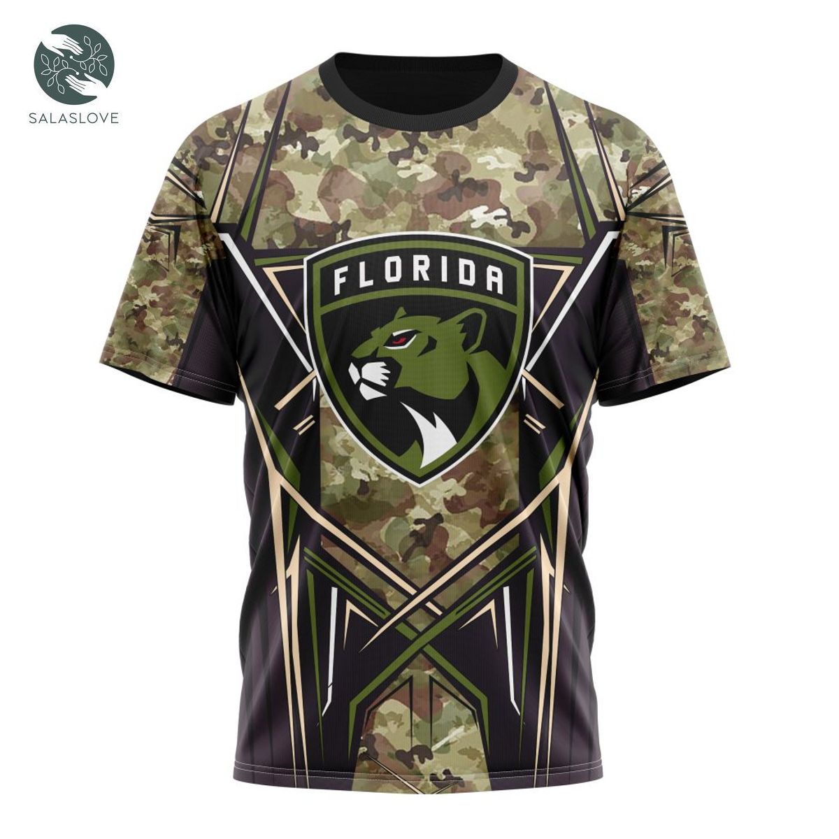 NHL Florida Panthers Special Camo Color Design Shirt