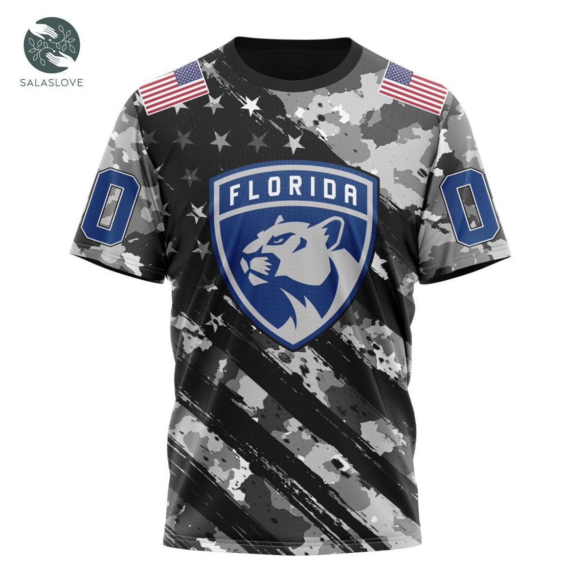 NHL Florida Panthers Special Camo Military Design Shirt