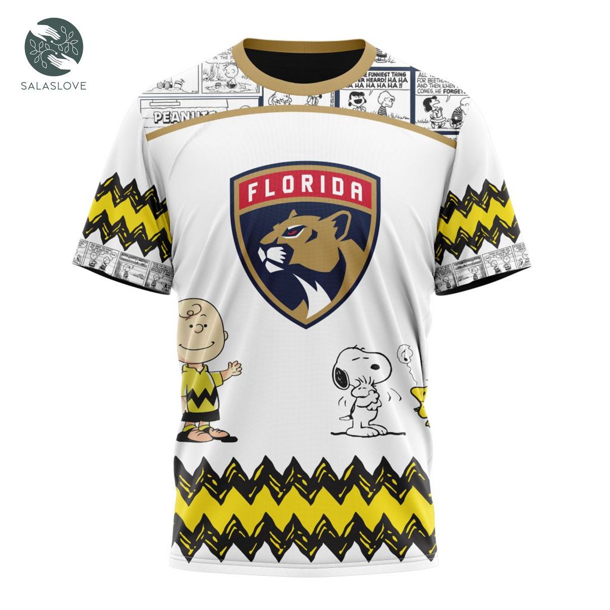 NHL Florida Panthers Special Peanuts Design Shirt