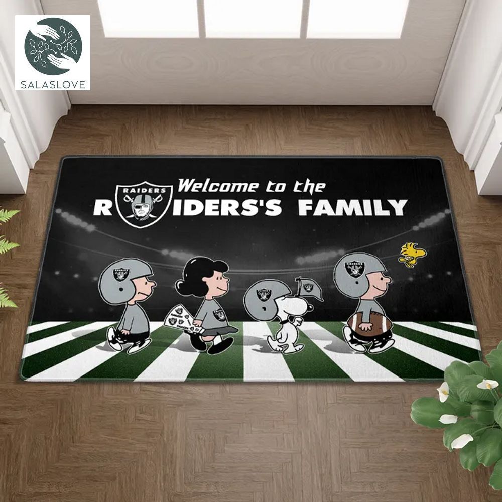 Las Vegas Raiders Snoopy Doormat HT190607