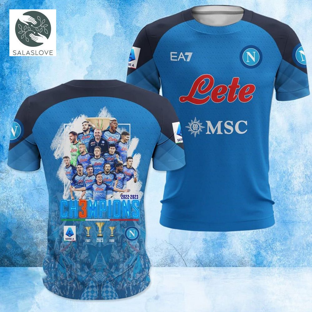 SSC Napoli Campioni d'Italia 2023 T-shirt HT070605