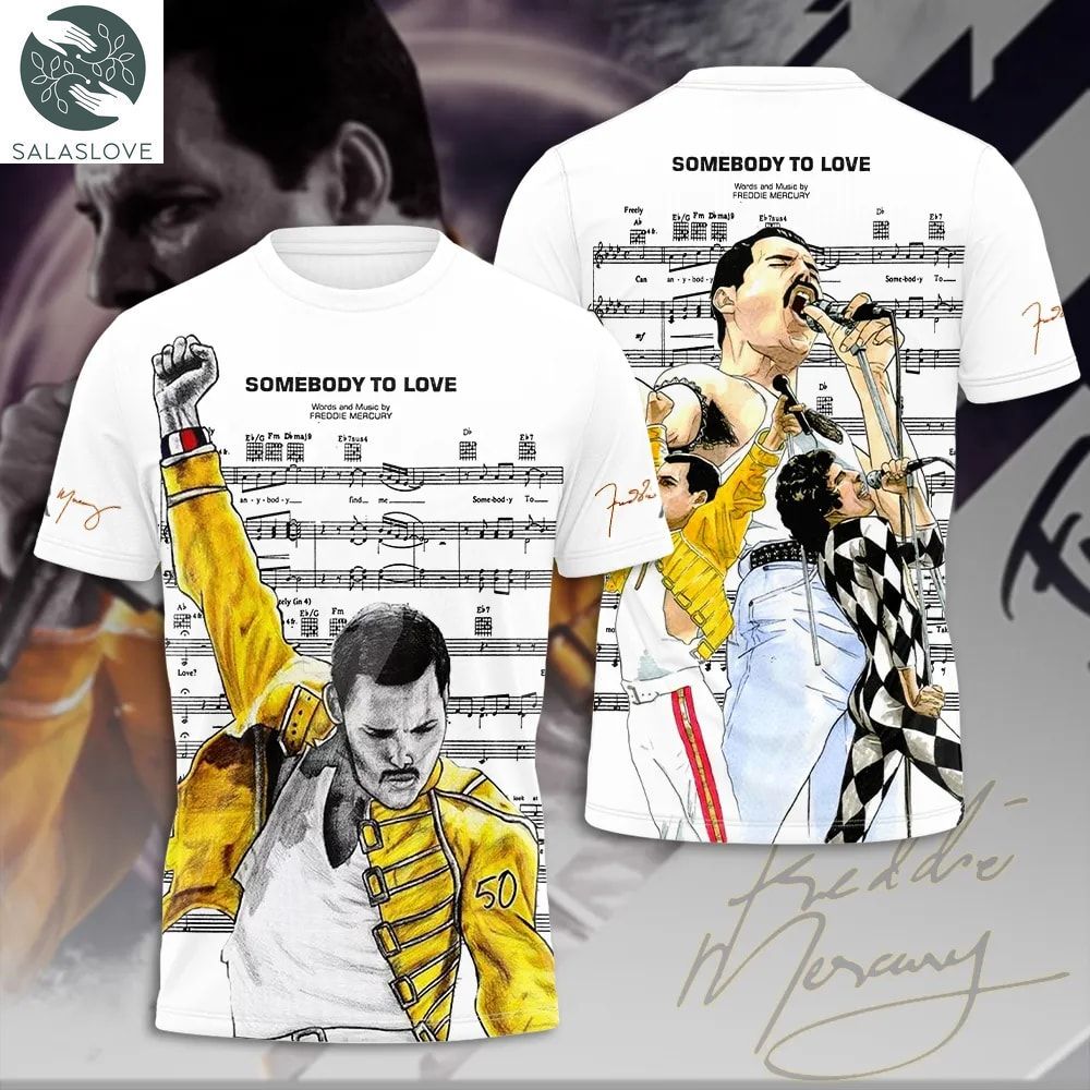 Freddie Mercury 3D T-shirt For Fan Singer HT190717

