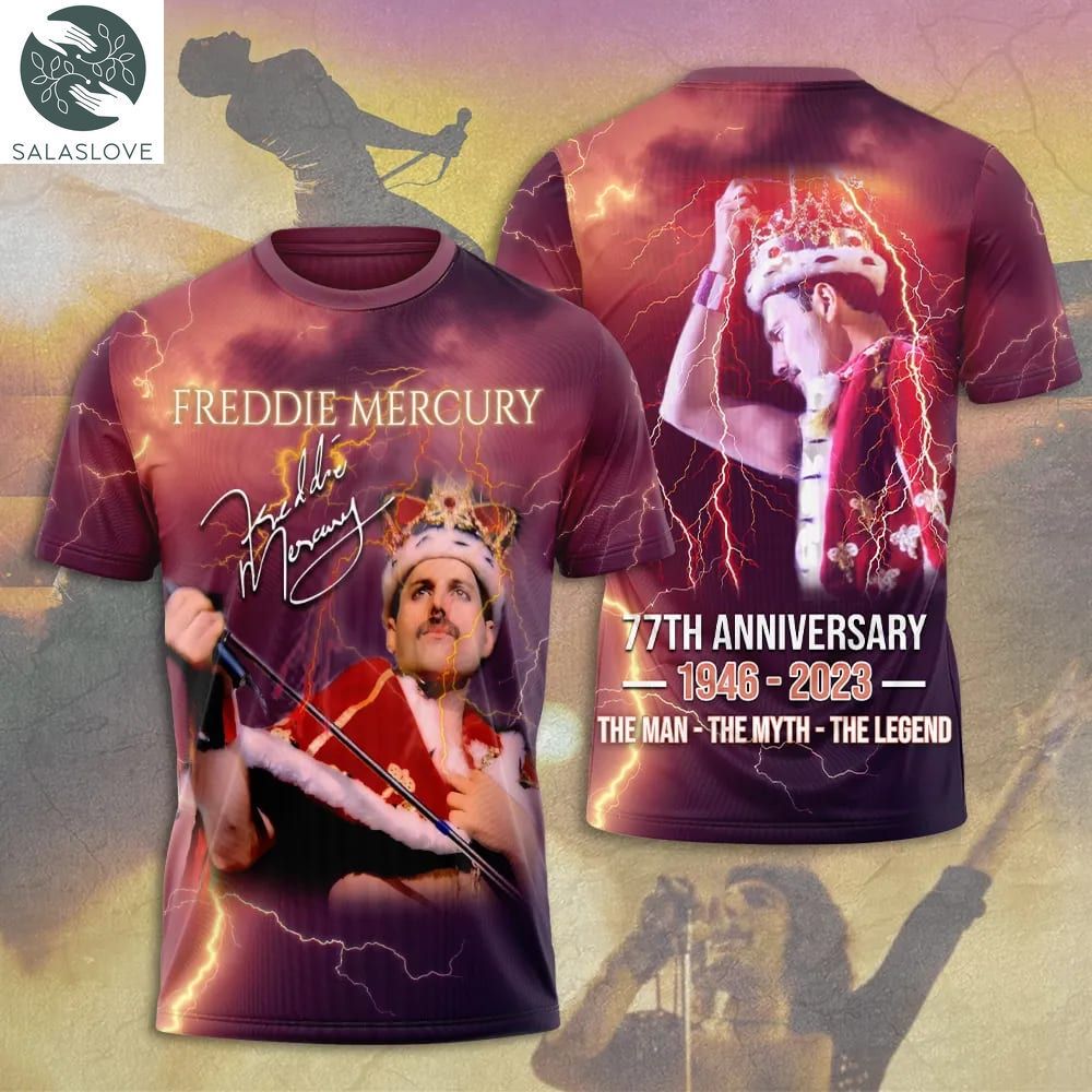 Freddie Mercury 3D T-shirt For Fan Singer HT190718

