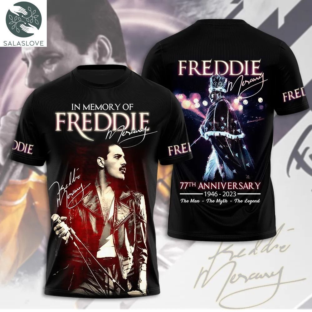Freddie Mercury 3D T-shirt For Fan Singer HT190720

