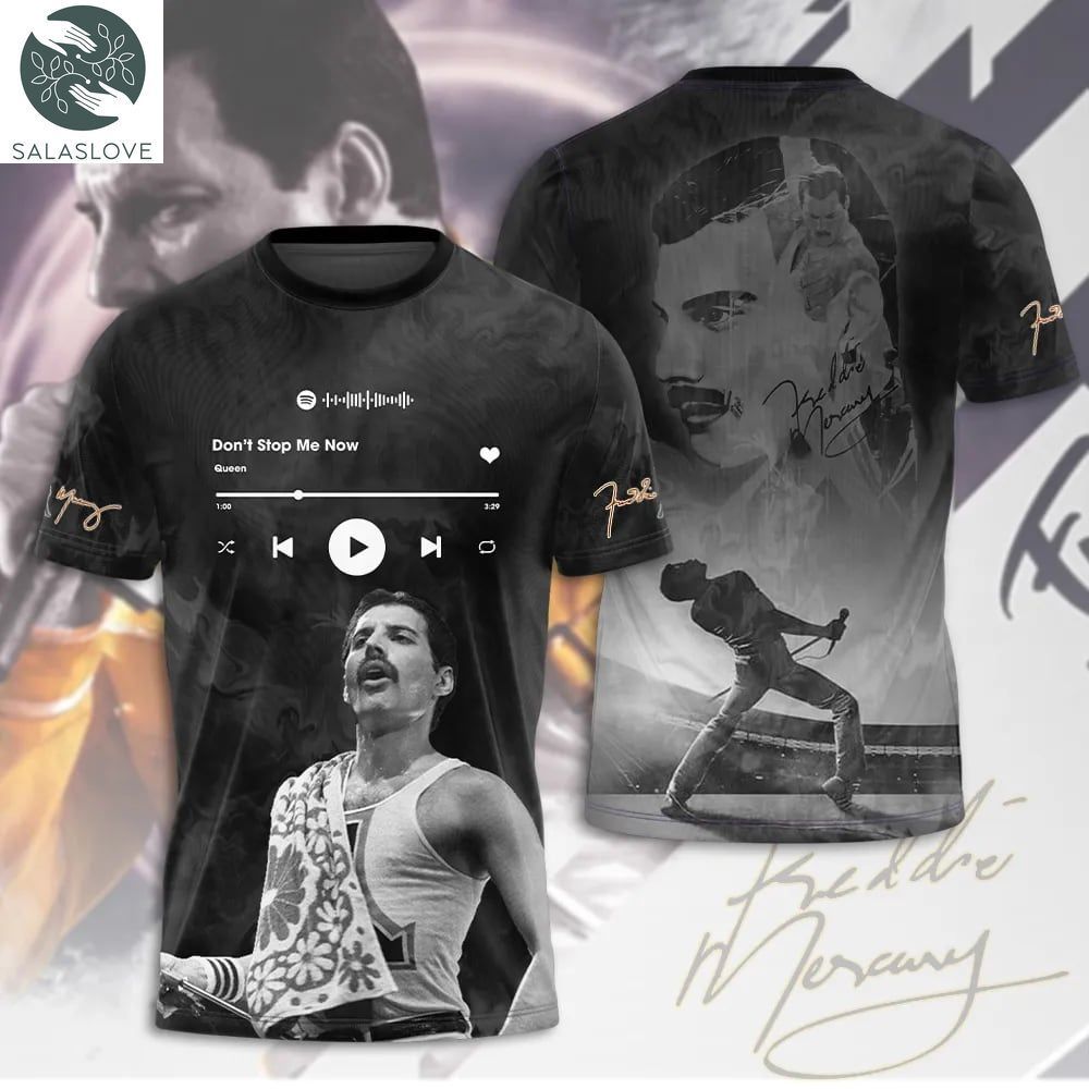 Freddie Mercury 3D T-shirt For Fan Singer HT190722
