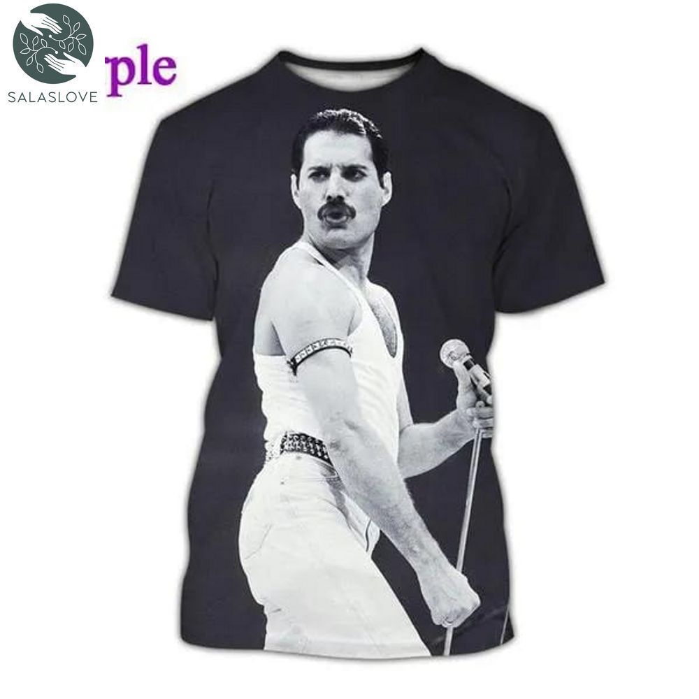 Freddie Mercury 3D T-shirt For Fan Singer HT190726

