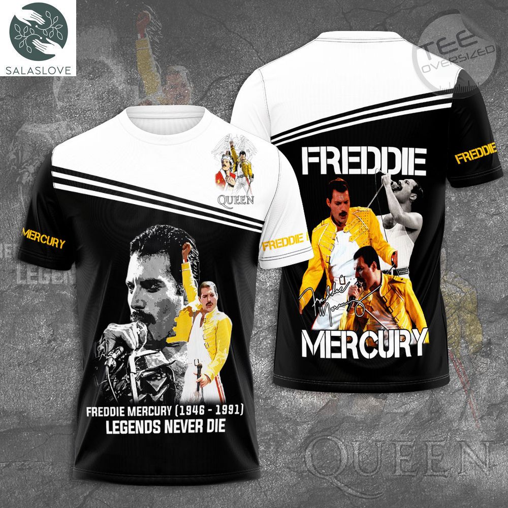 Freddie Mercury 3D T-shirt For Fan Singer HT190728
