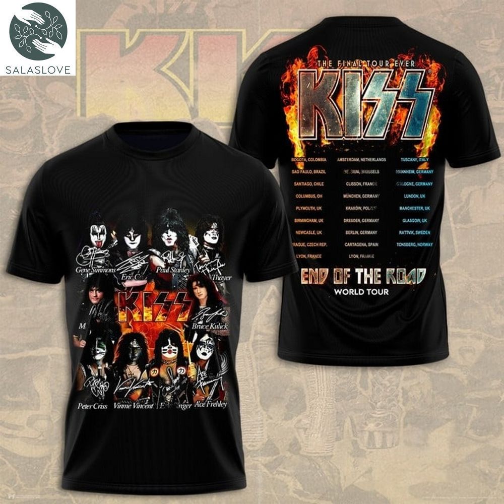 KISS Rock Band 3D T-Shirt For Fan Lover HT100720

