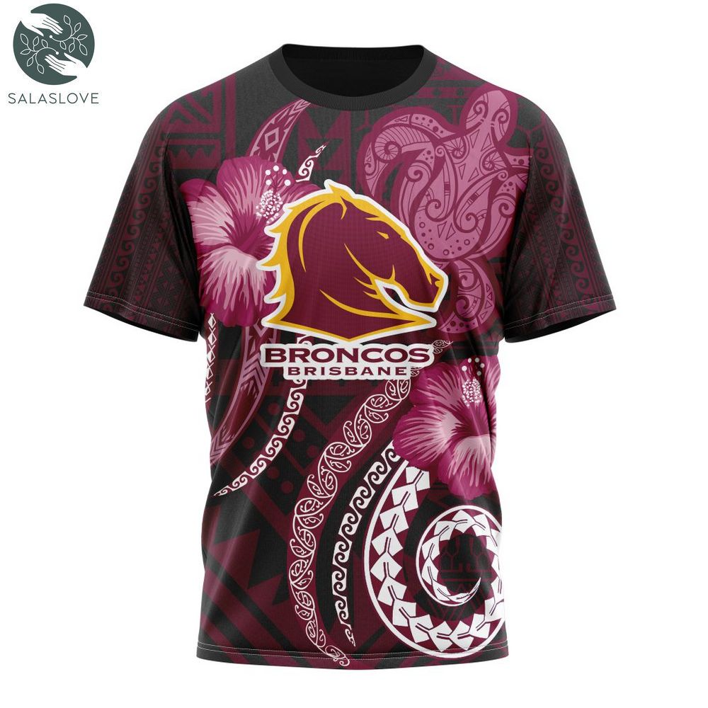 NRL Brisbane Broncos Special Motocross T-shirt HT280717

