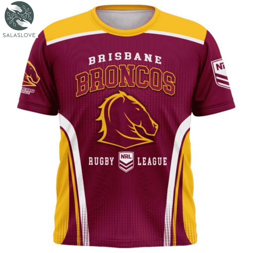 NRL Brisbane Broncos Special Sideline T-shirt HT280726

