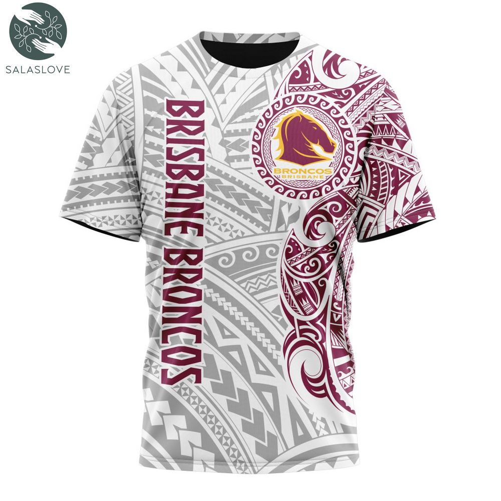 NRL Brisbane Broncos Specialized Design Wih T-shirt HT280728
