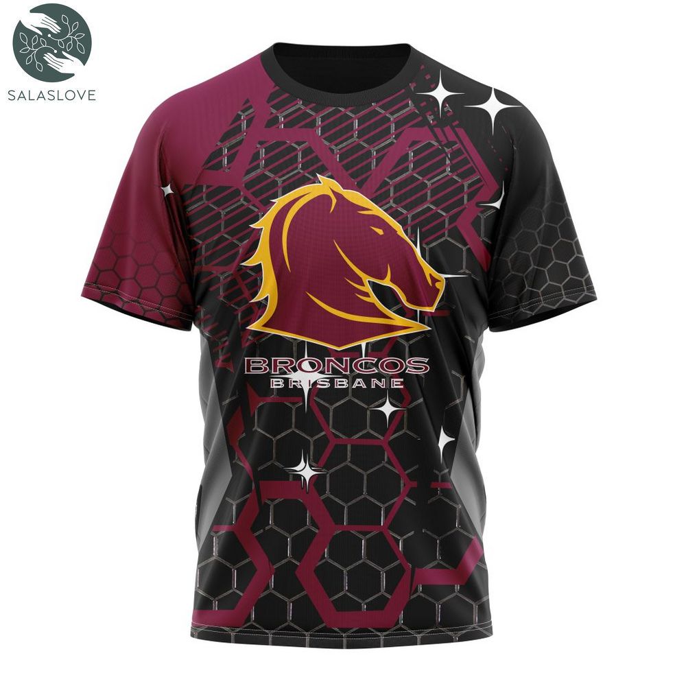 NRL Brisbane Broncos Specialized Design With T-shirt HT280730

