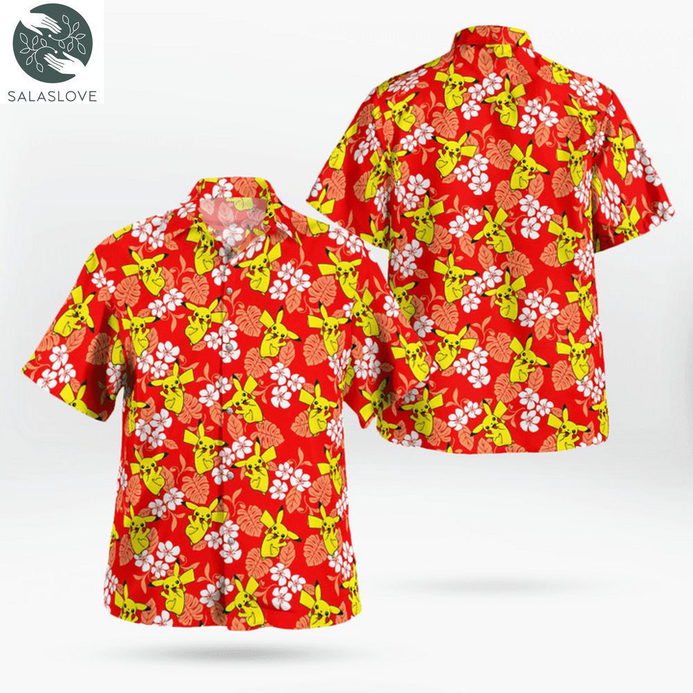 Pikachu Tropical Beach Outfits Hawaiian Shirt For Fan HT160701

