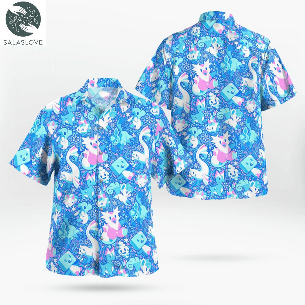 Pokemon Neon Color Hawaiian Shirt For Fan HT160709
