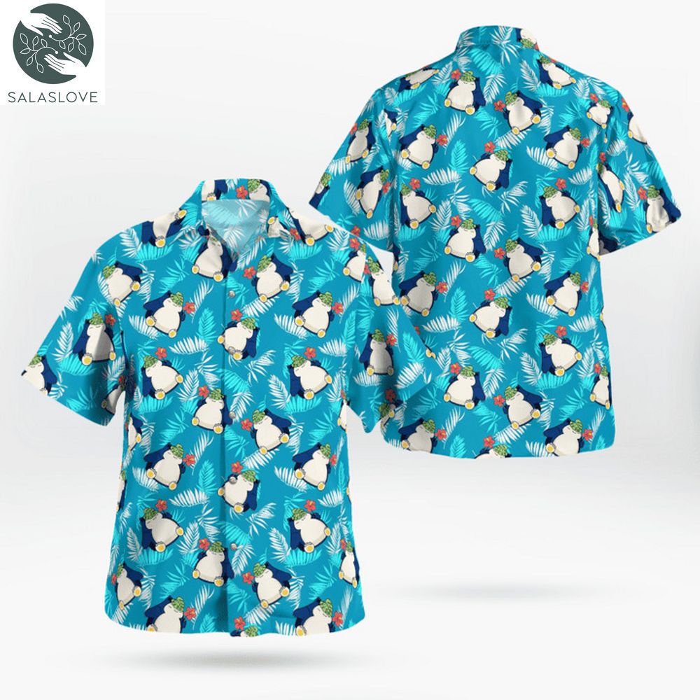 Snorlax Tropical Beach Outfits Hawaiian Shirt For Fan HT160713

