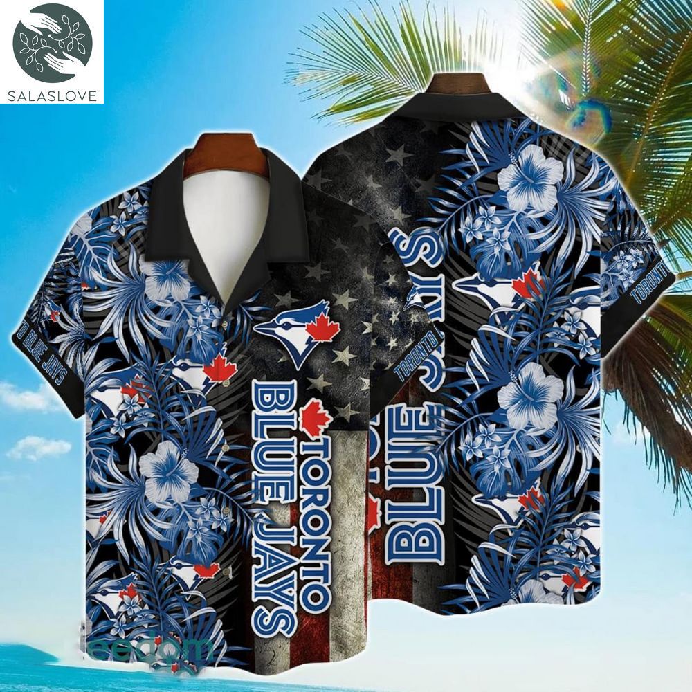 Toronto Blue Jays MLB 2023 Tropical Hibiscus Hawaiian Shirt HT060730

