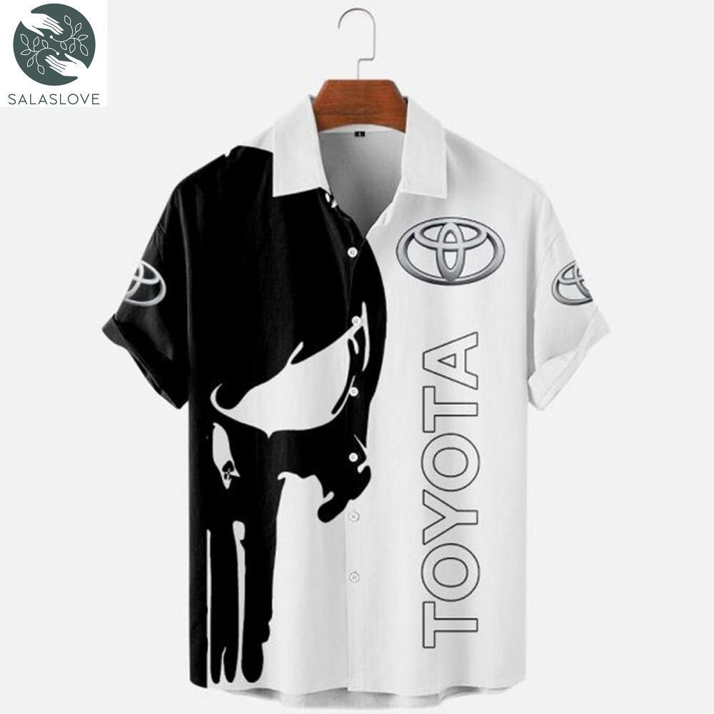 Toyota Punisher Skull Short Sleeve Hawaiian Shirt HT240719
