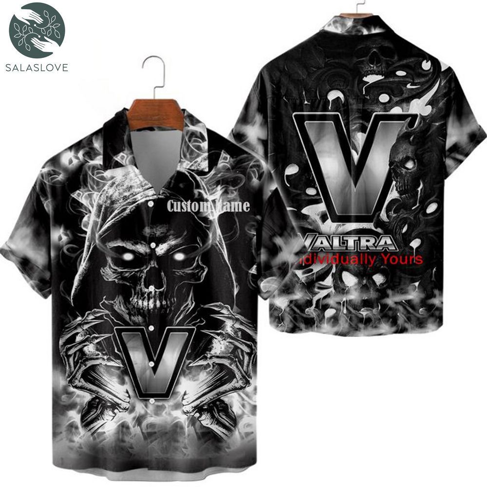 Valtra Grim Reaper Skull Personalized Name Hawaiian Shirt HT250722
