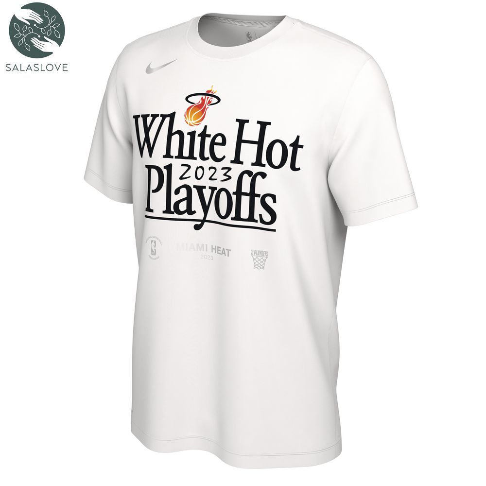 White Hot Playoffs Miami Heat T-shirt Trendy 2023 Gift For Fan HT050730

