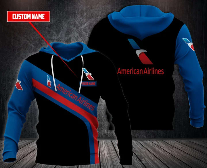 Personalized Logo American Airlines My Heart Hoodie Ht070829

